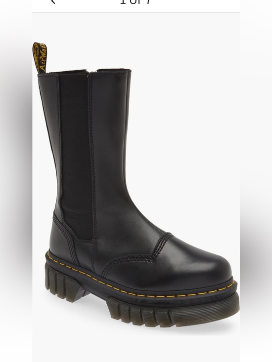 Dr. Martens Shoes - Dr. Martens Women's Audrick Chelsea Platform Tall Chelsea Boot 10